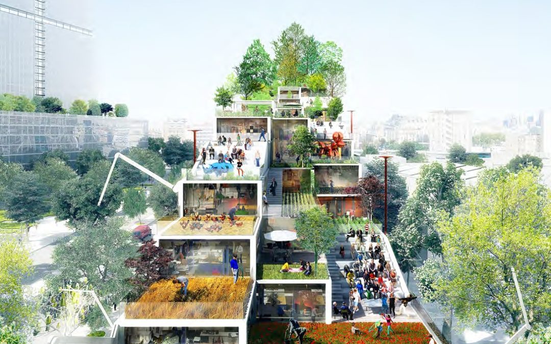 Inventer les bureaux de 2030 : une écomachine !